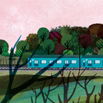 古墳の見える場所